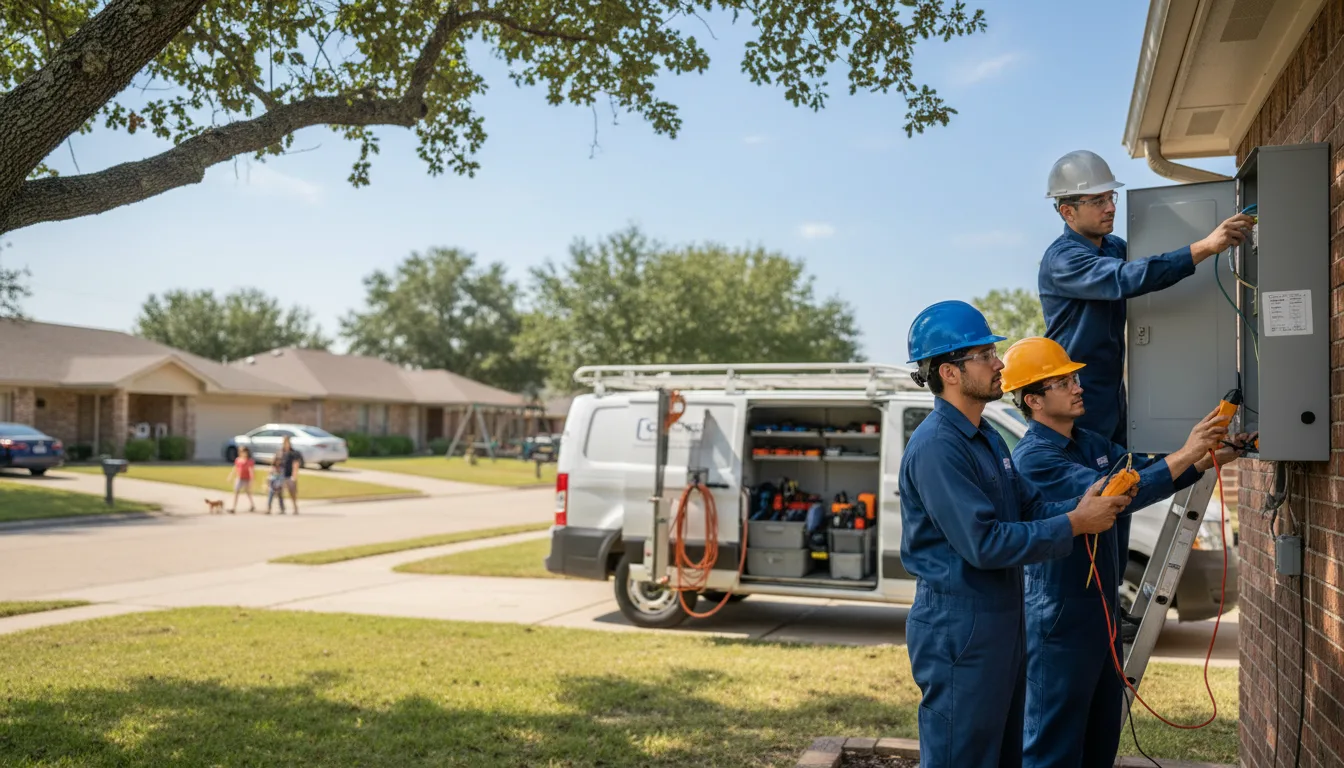 Certified electrician providing emergency electrical services in Fenton, MO